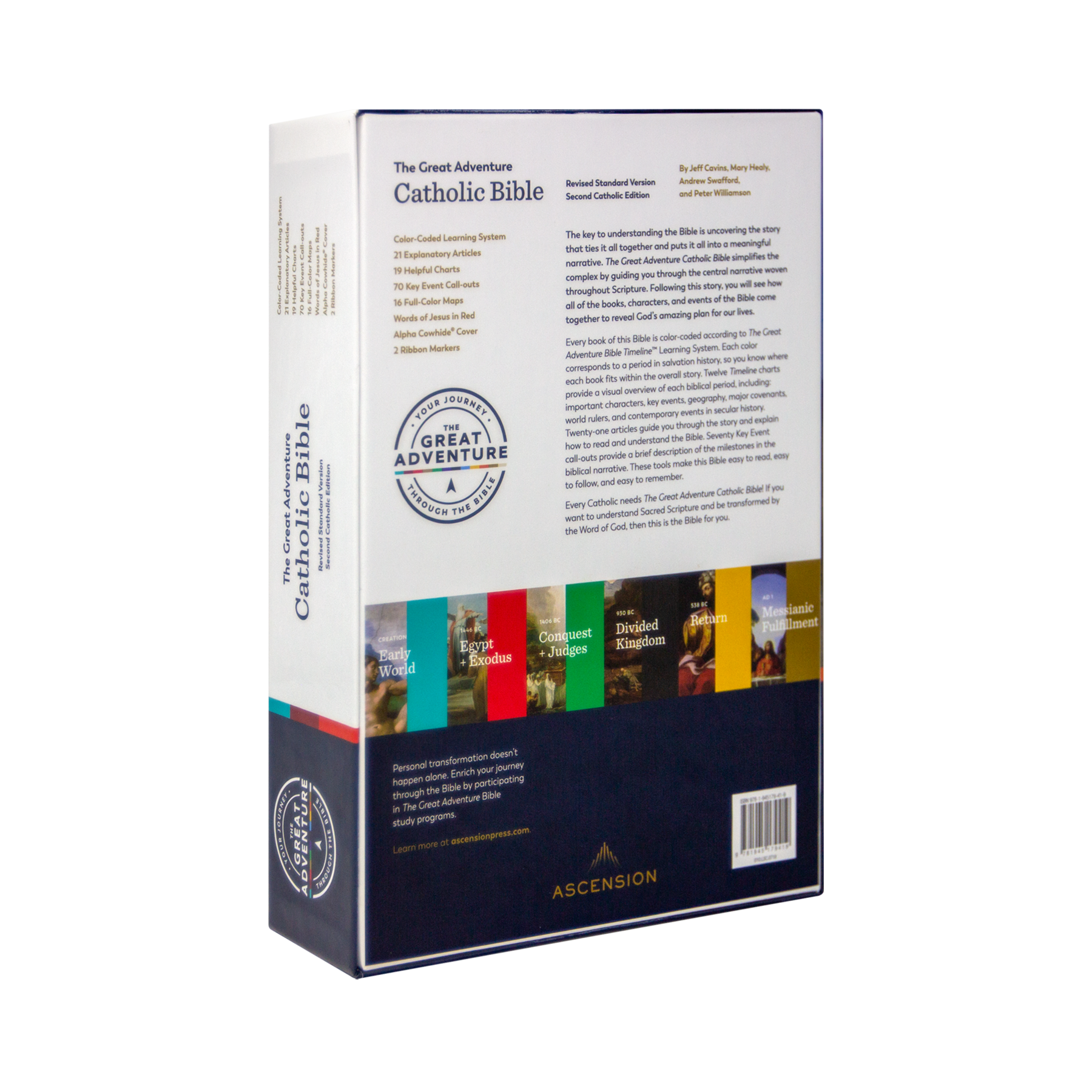 The Great Adventure Catholic Bible - RSVSCE, Leather (Ascension